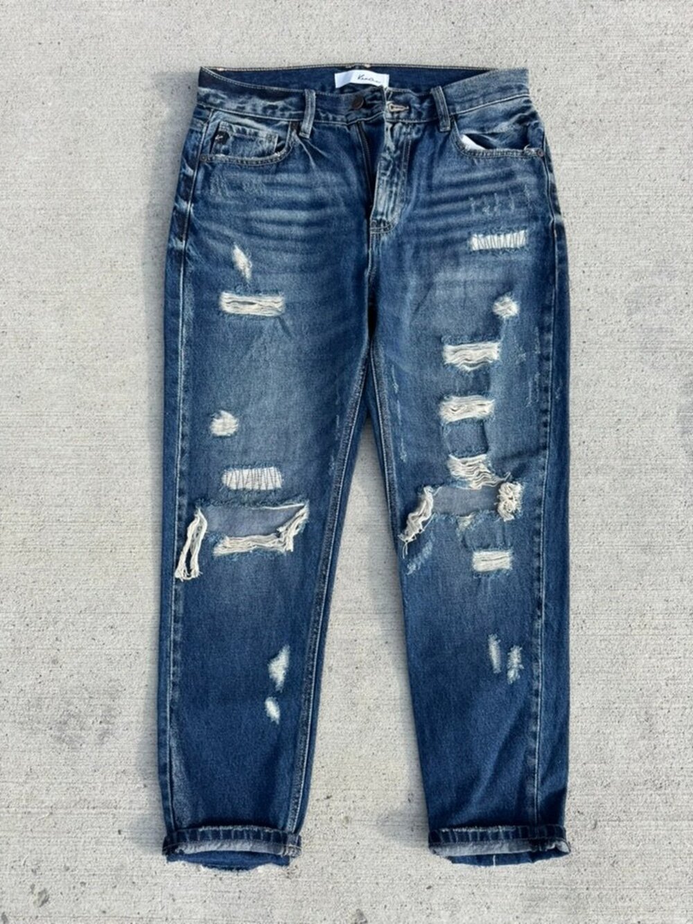 KanCan Distressed Boyfriend Jeans – Women’s Size 7/27